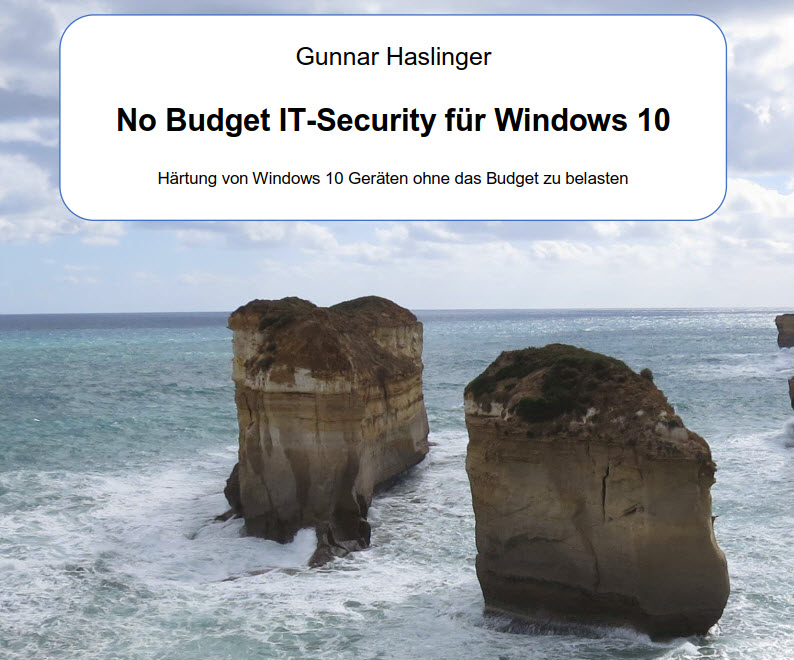 No Budget IT-Security für Windows 10 - eBookEdition - Cover