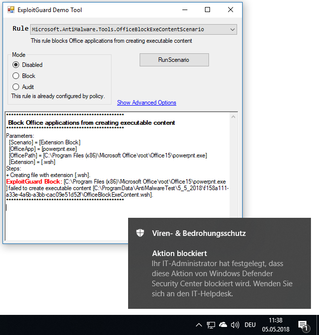 Windows Defender Exploit-Guard - Attack-Surface Reduction