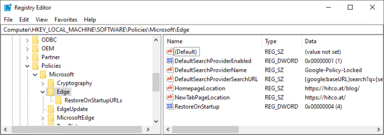 Edge Policies for non-Domain-joined Devices – Successfully apply ...